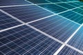 Solar cell photovoltaic panel detail and closeup Royalty Free Stock Photo