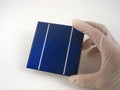 Solar cell research Royalty Free Stock Photo