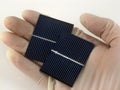 Solar cell research Royalty Free Stock Photo