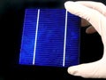 Solar cell research Royalty Free Stock Photo