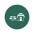 Solar cooker Vector Icon which can easily modify or edit.