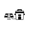 Solar cooker Vector Icon which can easily modify or edit.
