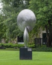 `Solar Disc` by Charles T. Williams at the Forth Worth Botanic Garden.