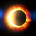 Solar eclips. Royalty Free Stock Photo