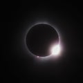 Solar eclipse diamond ring Royalty Free Stock Photo