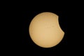 Solar Eclipse 2017 event in South Carolina sky Royalty Free Stock Photo