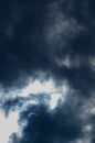 Solar Eclipse 2017 event in South Carolina sky Royalty Free Stock Photo