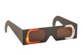 Solar Eclipse Glasses, 3D rendering Royalty Free Stock Photo