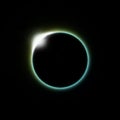 Solar eclipse moon Royalty Free Stock Photo