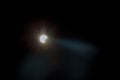 Solar eclipse, New York NY august 21 2017 Royalty Free Stock Photo