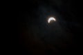Solar eclipse, New York NY august 21 2017 Royalty Free Stock Photo
