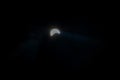 Solar eclipse, New York NY august 21 2017 Royalty Free Stock Photo