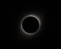 Solar Eclipse at Totality Seen From Vacuna Chile on July 2, 2019 Royalty Free Stock Photo