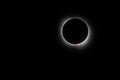 2024 Solar Eclipse Totality w Filaments: 2 of 3 Royalty Free Stock Photo