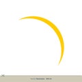 Solar Eclipse Vector Logo Template Illustration Design Royalty Free Stock Photo