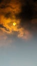 Solar eclipse visible from South Dakota, USA on April 8, 2024 Royalty Free Stock Photo