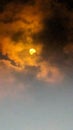 Solar eclipse visible from South Dakota, USA on April 8, 2024 Royalty Free Stock Photo
