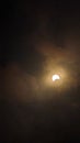 Solar eclipse visible from South Dakota, USA on April 8, 2024 Royalty Free Stock Photo
