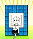 Solar electricity power point