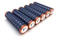 Solar Energy Batteries Royalty Free Stock Photo