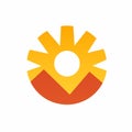 Solar energy filled orange logo