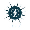 Solar Energy Icon Royalty Free Stock Photo