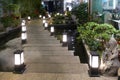 Garden landscape lamp Royalty Free Stock Photo