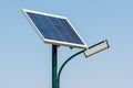 Solar Energy Light Post Royalty Free Stock Photo