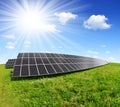 Solar energy panels Royalty Free Stock Photo