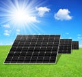 Solar energy panels Royalty Free Stock Photo