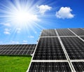 Solar energy panels Royalty Free Stock Photo