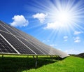 Solar energy panels Royalty Free Stock Photo