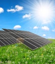 Solar energy panels Royalty Free Stock Photo