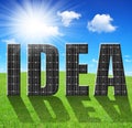 Solar energy panels Royalty Free Stock Photo
