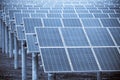 Solar energy panels closeup Royalty Free Stock Photo