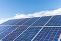 Solar energy panels closeup Royalty Free Stock Photo