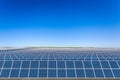 Solar energy on prairie Royalty Free Stock Photo