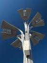 Solar energy road lamp Royalty Free Stock Photo