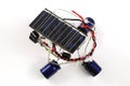 Solar energy robot Royalty Free Stock Photo