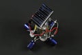 Solar energy robot Royalty Free Stock Photo