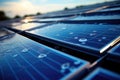 Solar energy system: panels providing clean, alternative power