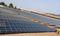 Solar Farm Under Construction 2 Royalty Free Stock Photo