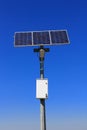 Solar lamp pole Royalty Free Stock Photo
