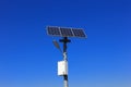 Solar lamp pole Royalty Free Stock Photo