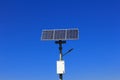 Solar lamp pole Royalty Free Stock Photo