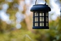 Solar lantern hanging in the summer day Royalty Free Stock Photo