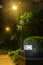 Solar led lawn light garden landscape lamp pole lamp Royalty Free Stock Photo