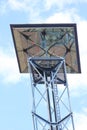 Towered solar light panel