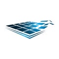 Solar logo concept, Solar energy vector template. Vector solar p