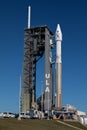 Solar Orbiter on Atlas V Rollout to Launchpad Royalty Free Stock Photo